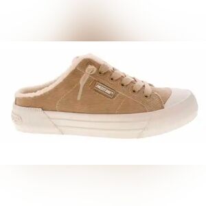 Rocket Dog Beige Corduroy Slip-On Sneakers